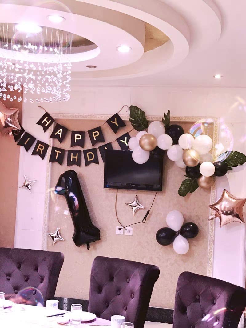 Tellpet Black Number 1 Balloon, 40 Inch - Image 5
